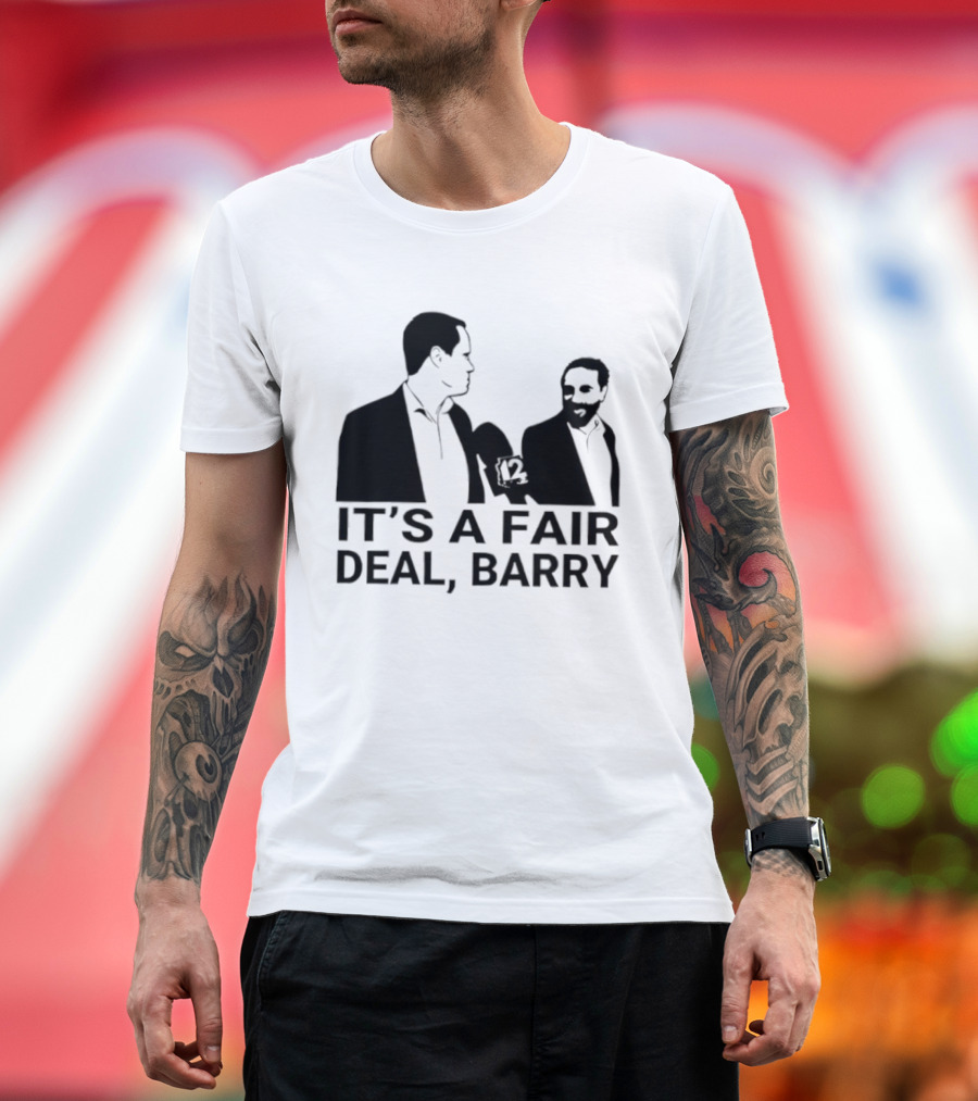 It's A Fair Deal Barry Meme Silhouette Conversation T-Shirt