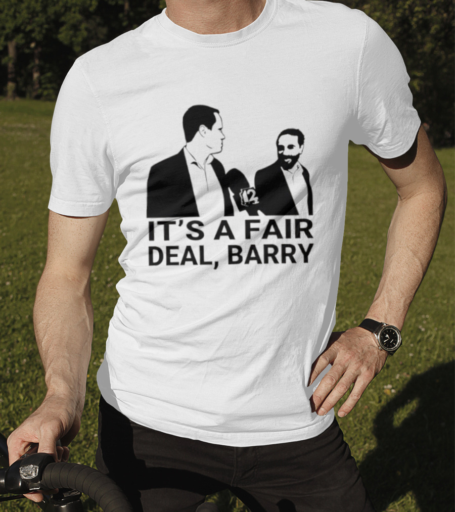 It's A Fair Deal Barry Meme Silhouette Conversation T-Shirt