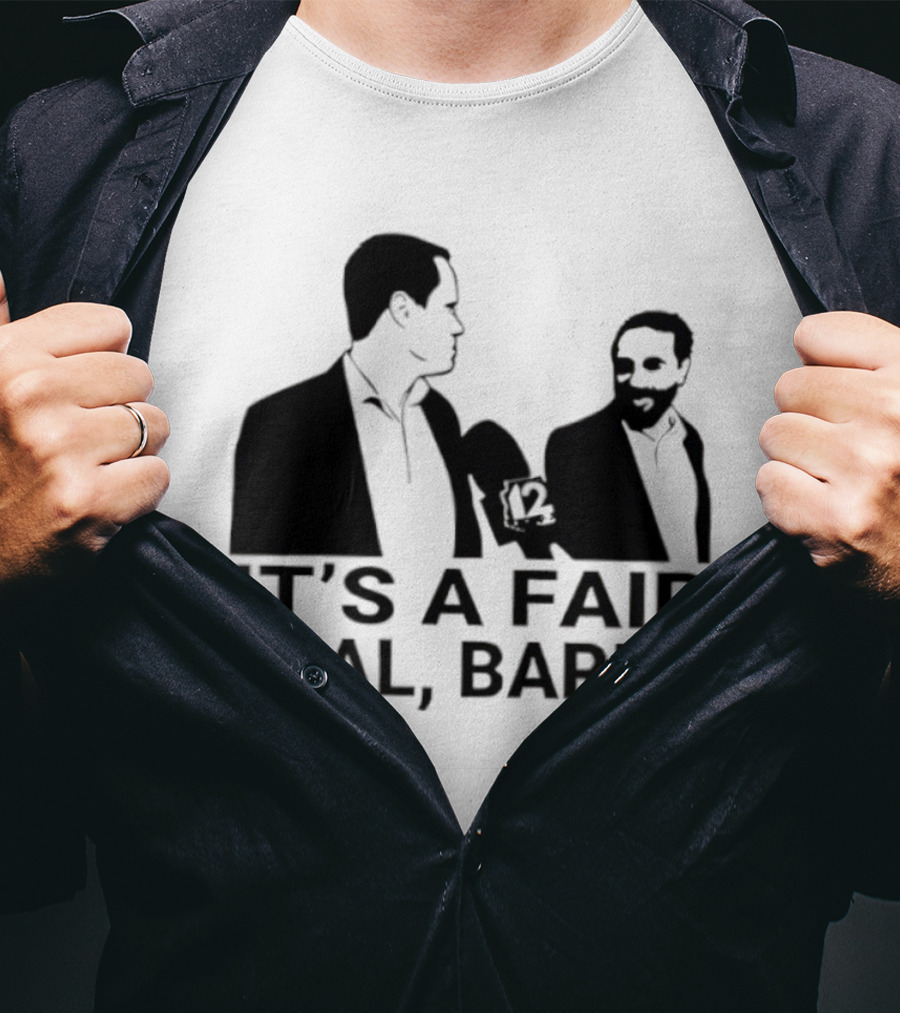 It's A Fair Deal Barry Meme Silhouette Conversation T-Shirt