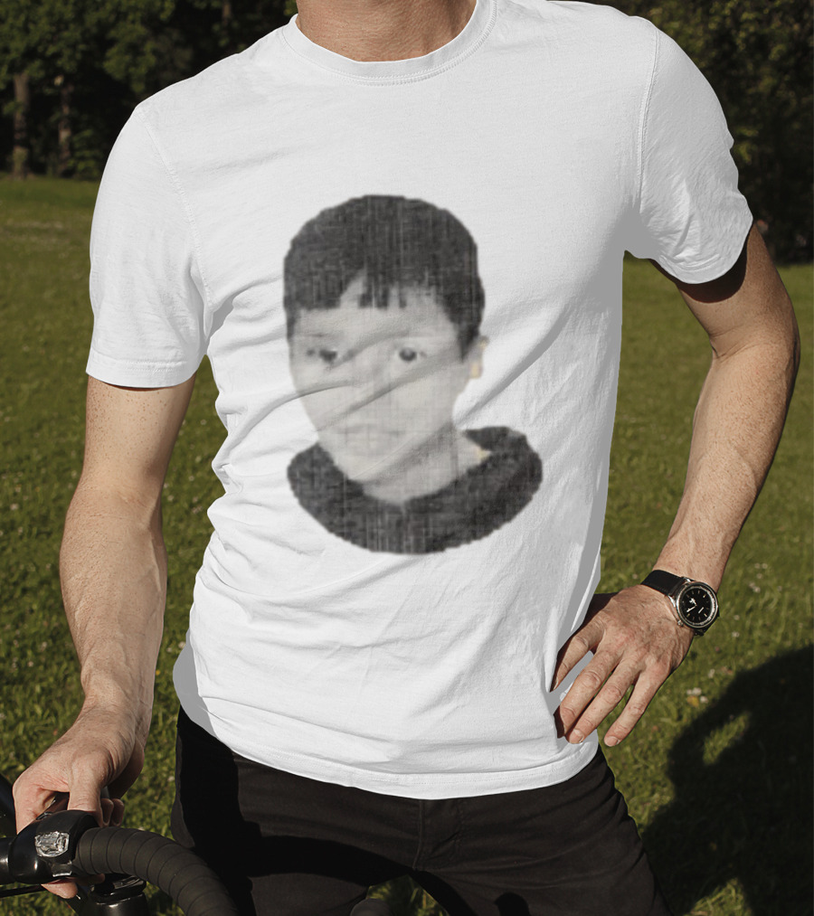 Mini Mamzah Retro Pixelated Portrait T-Shirt