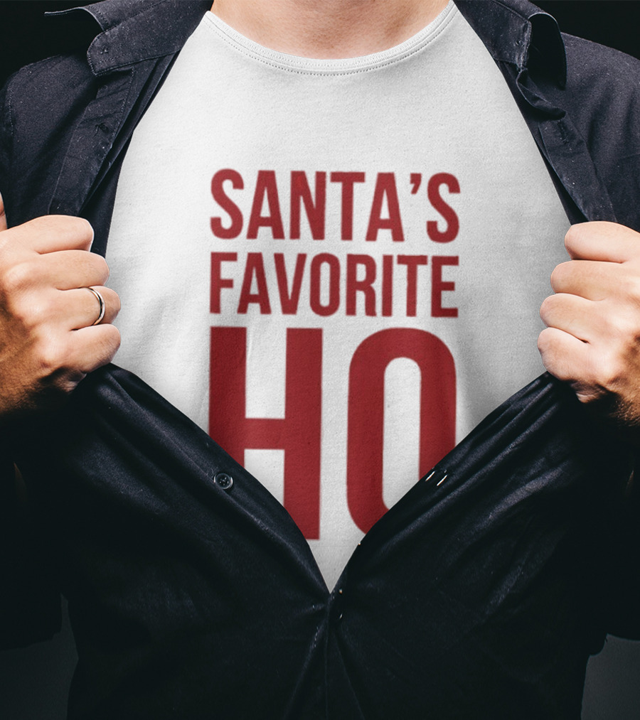 Santa’s Favorite Ho Christmas Humor T-Shirt