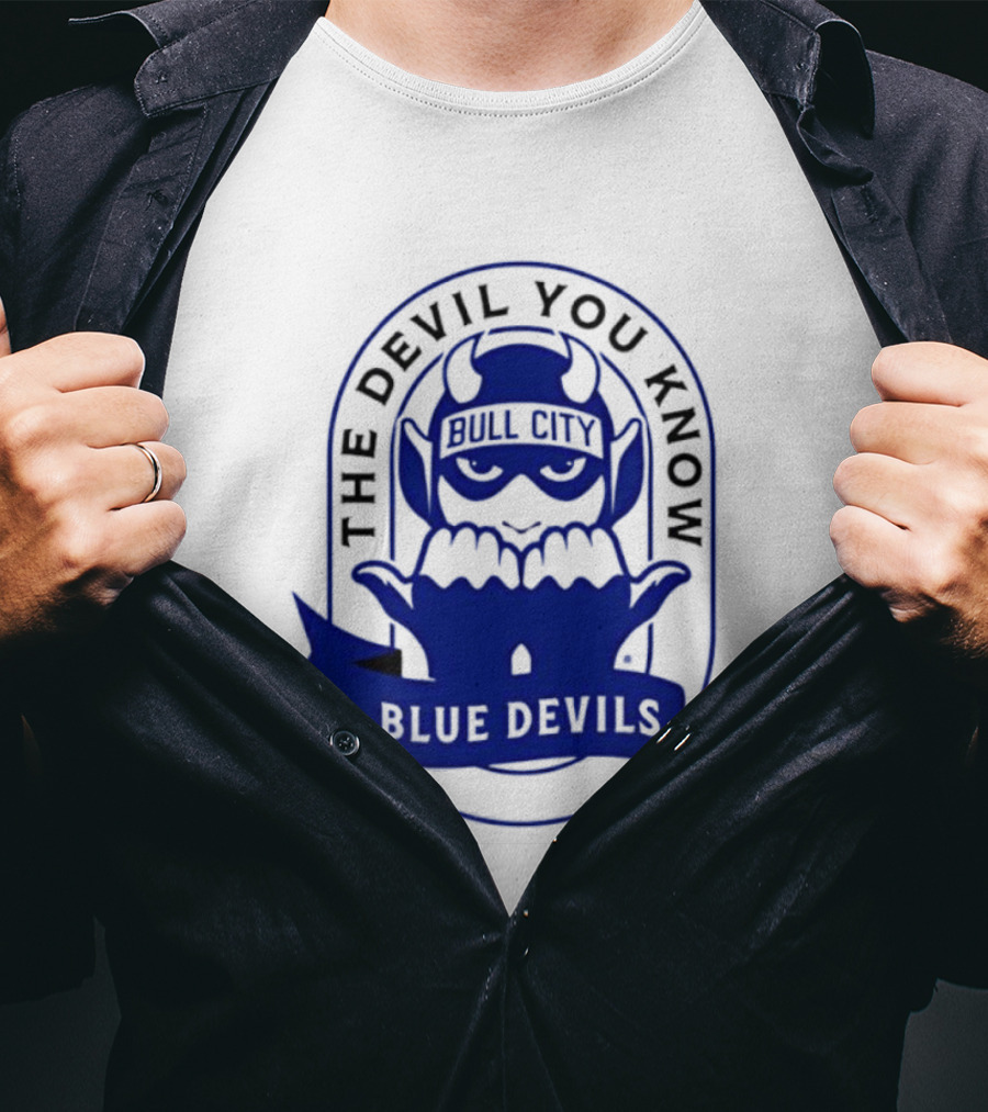 Bull City Blue Devils The Devil You Know T-Shirt