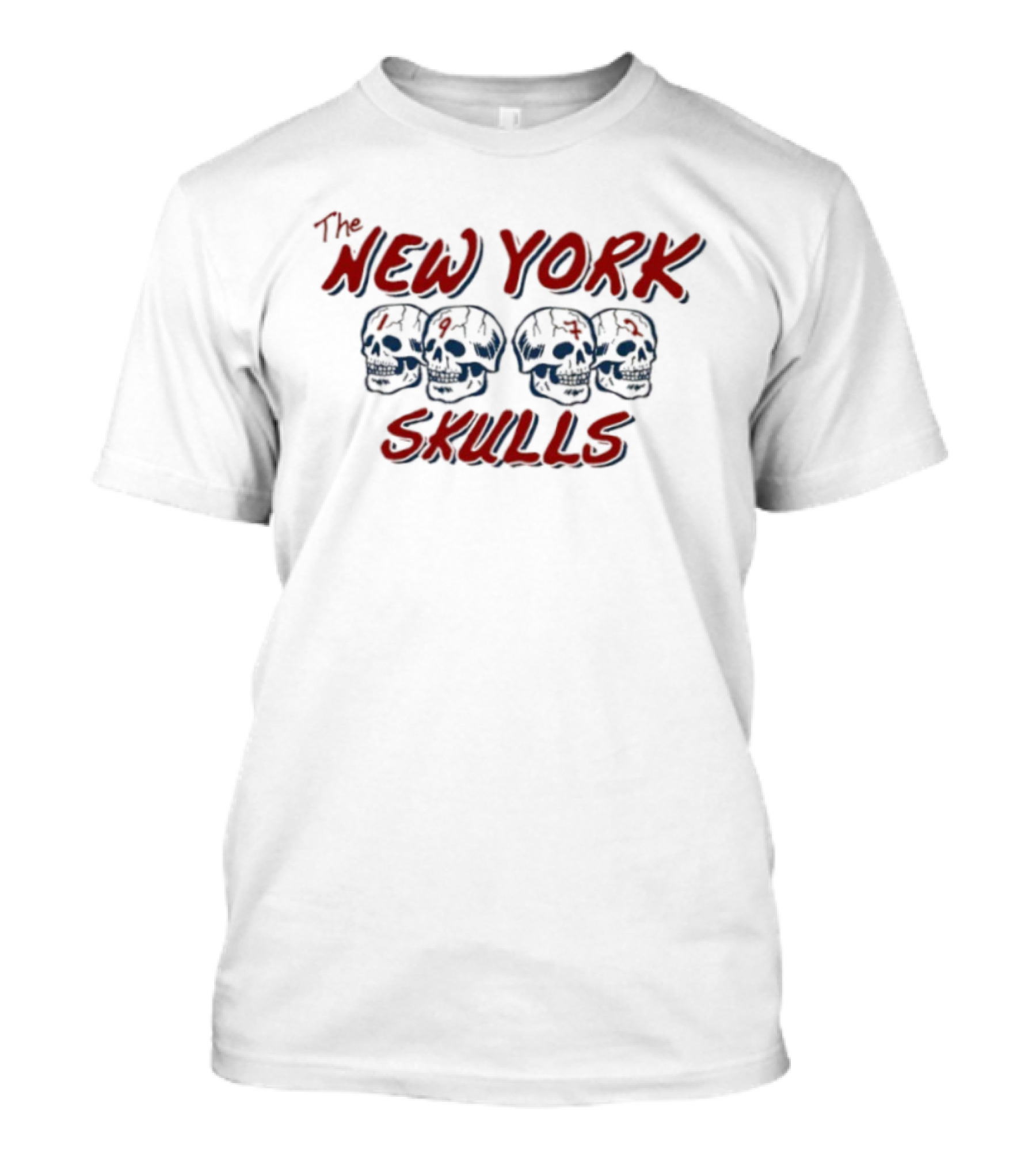 The New York Skulls 1972 Vintage Skull Graphic T-Shirt