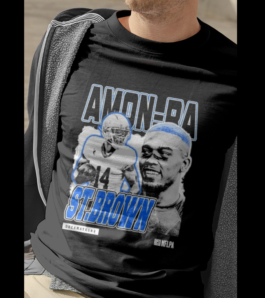 Amon-Ra St. Brown Dreamathon 14 Football Aesthetic T-Shirt