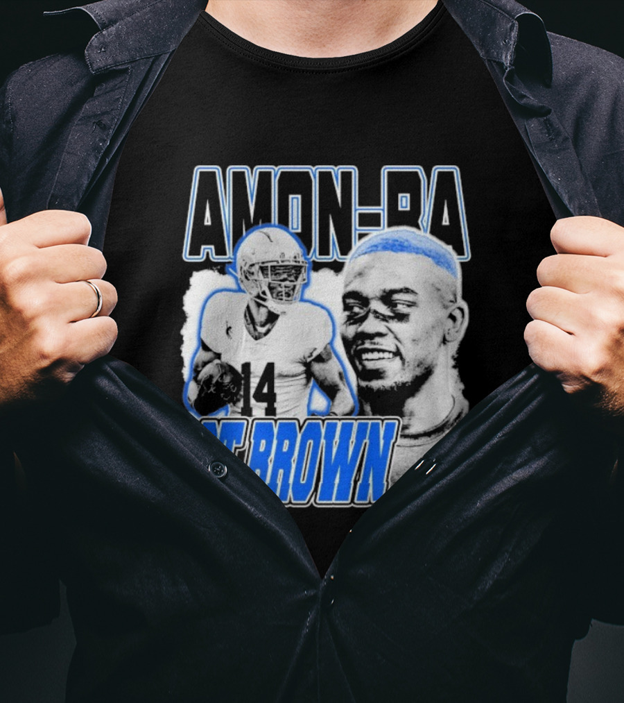 Amon-Ra St. Brown Dreamathon 14 Football Aesthetic T-Shirt
