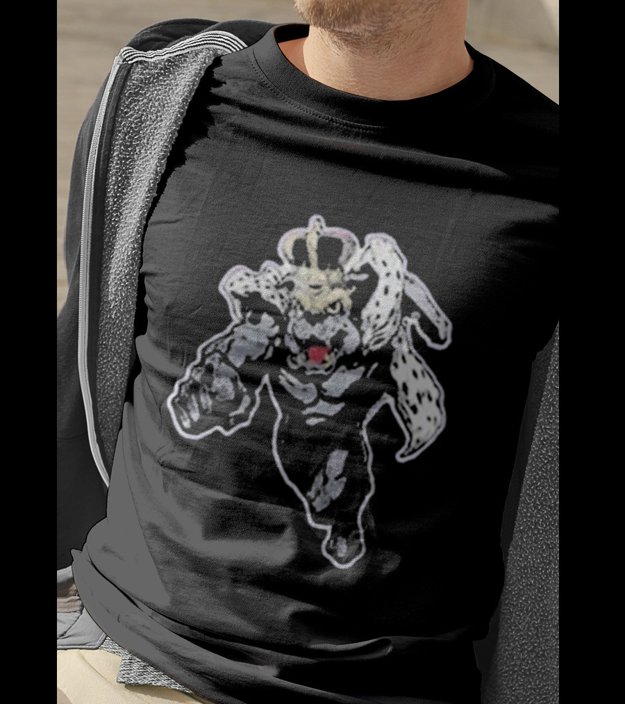 Coach Chesney James Madison Dukes JMU Marvel Super Hero Day Mascot King Bulldog Cape Crown T-Shirt