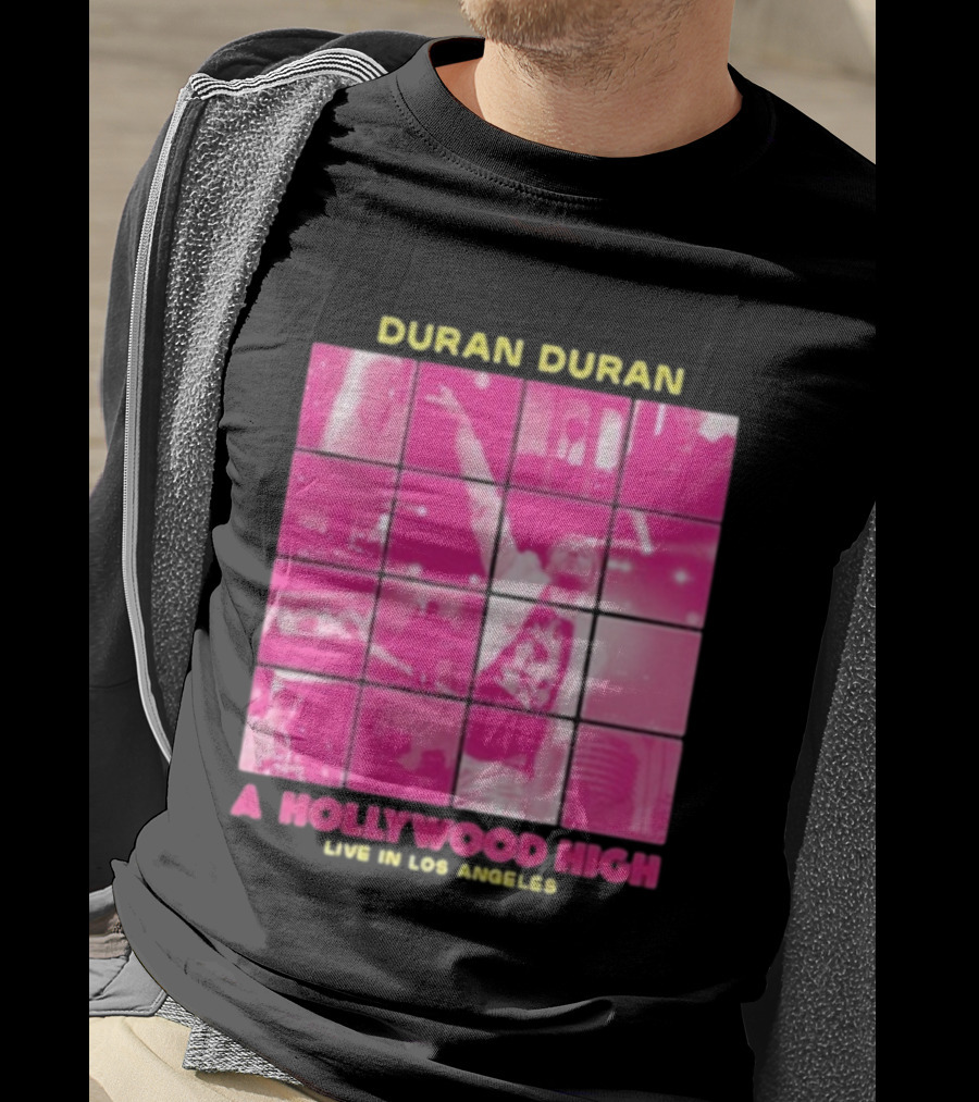 Duran Duran A Hollywood High Live In Los Angeles Concert Montage T-Shirt