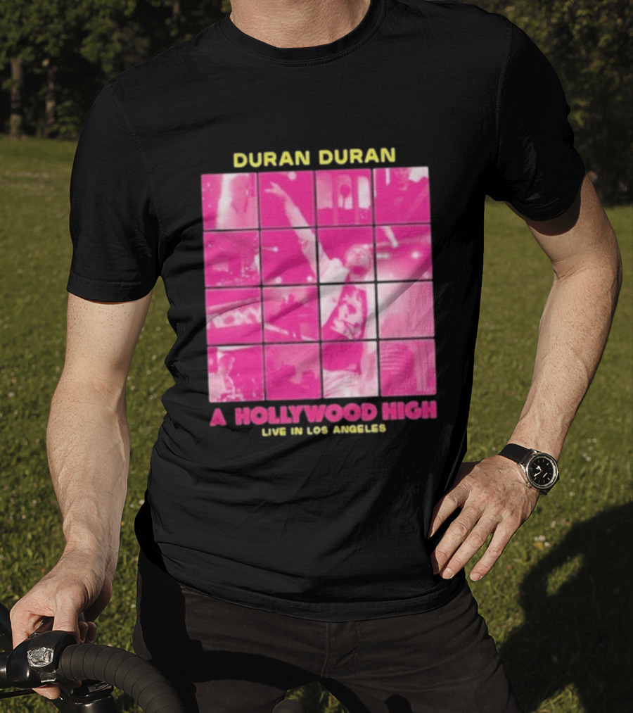 Duran Duran A Hollywood High Live In Los Angeles Concert Montage T-Shirt
