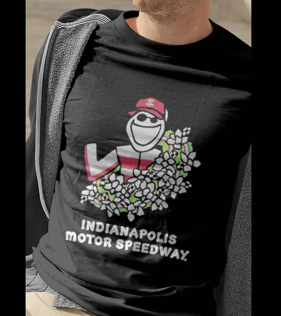 Indianapolis Motor Speedway Life Is Good Racing Wreath T-Shirt