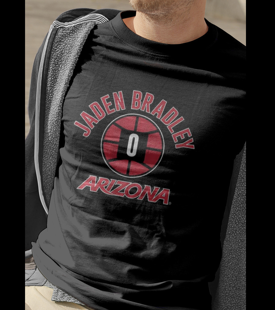 Jaden Bradley Arizona Wildcats Basketball 0 T-Shirt