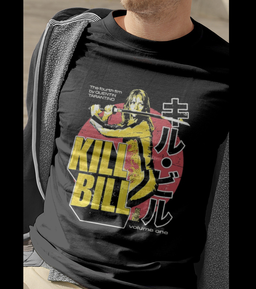 Kill Bill Volume One The Fourth Film By Quentin Tarantino Retro Japanese Style T-Shirt