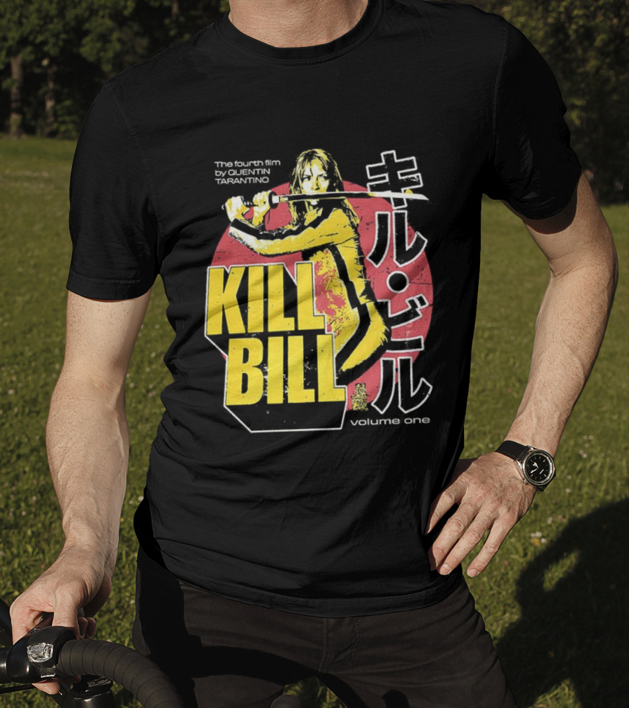 Kill Bill Volume One The Fourth Film By Quentin Tarantino Retro Japanese Style T-Shirt