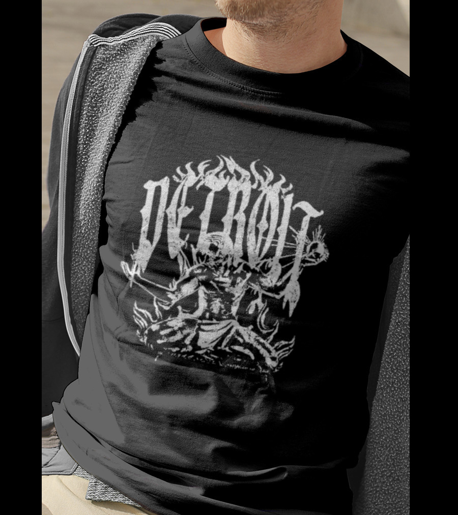 Sana Detroit Spirit Reaper Motocross Graphic T-Shirt