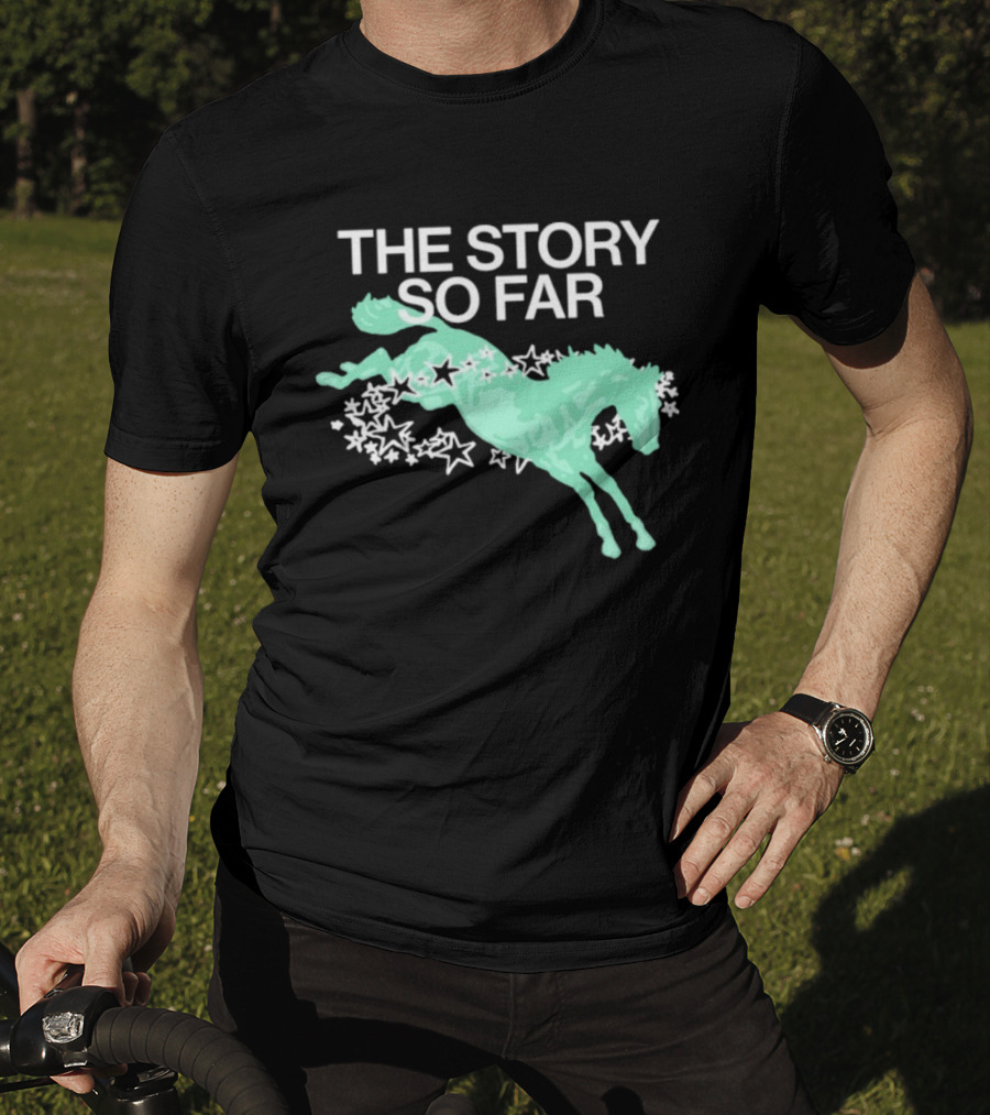 The Story So Far Stallion Horse Stars Jumping Design T-Shirt