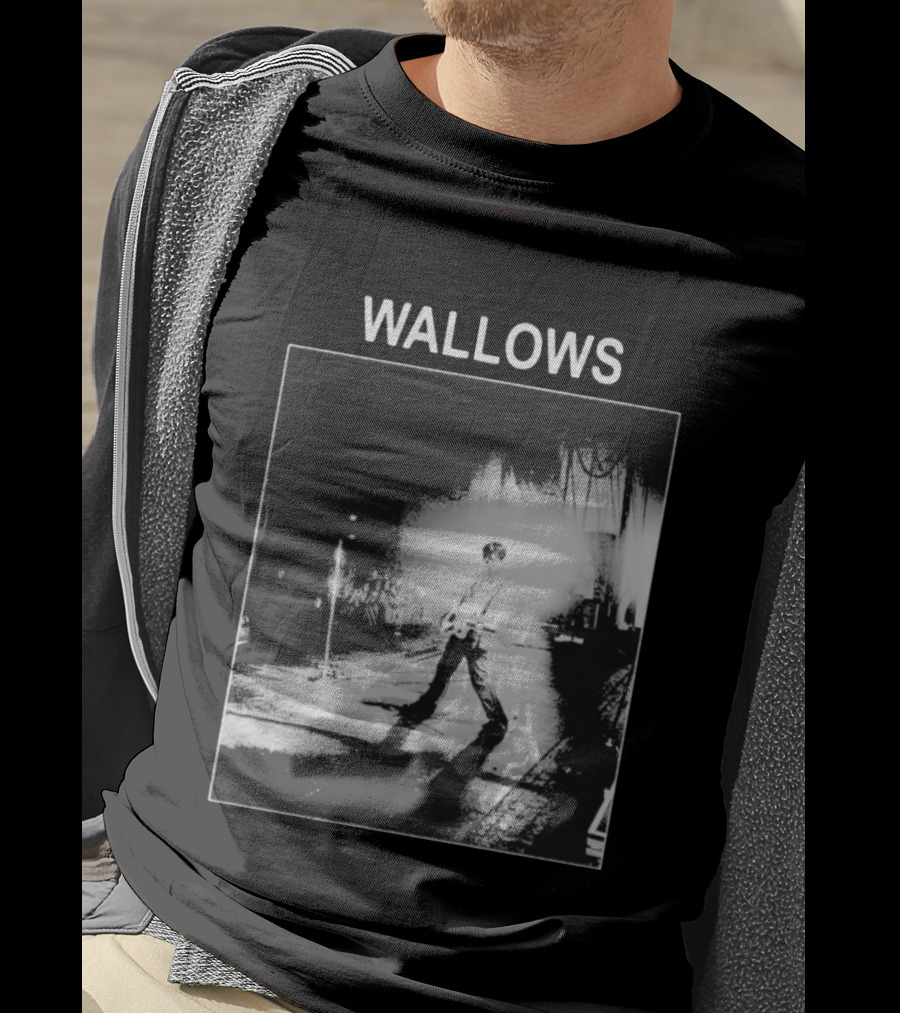 Wallows Concert Black And White Stage Performance Photo T-Shirt