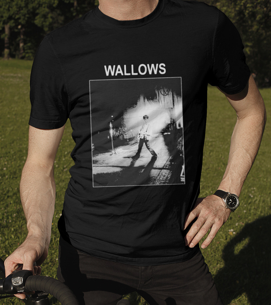 Wallows Concert Black And White Stage Performance Photo T-Shirt