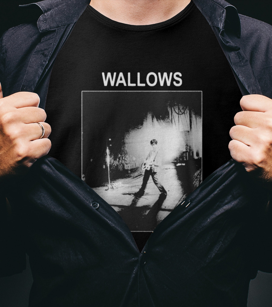 Wallows Concert Black And White Stage Performance Photo T-Shirt