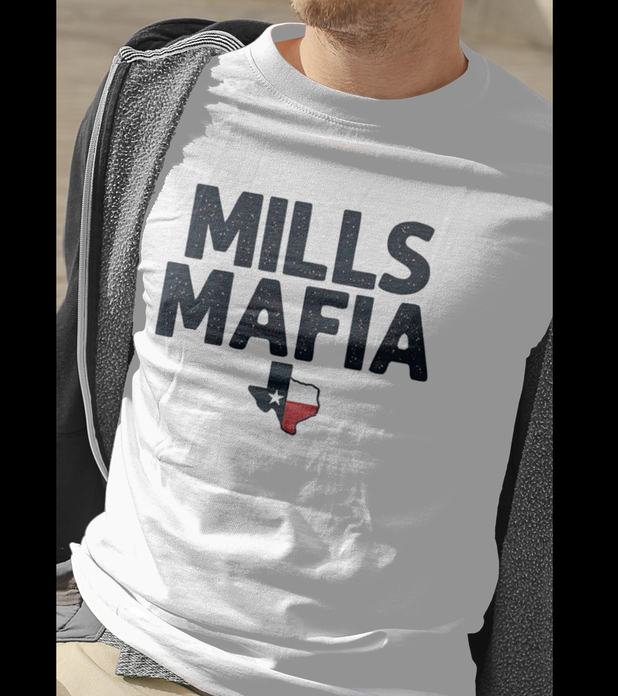 Mills Mafia Davis Mills Houston Texans Football Texas Map T-Shirt