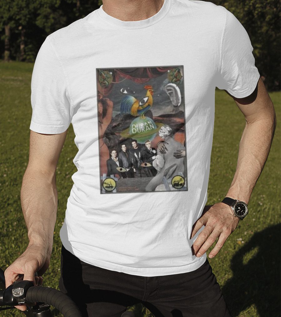 Duran Duran Yokoo Rooster Surreal Collage Vintage Style T-Shirt