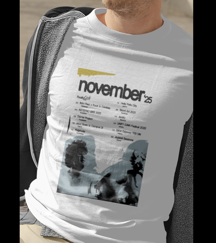 Reality Club November 2025 Jakarta Palace Bandung Surabaya Lampung Semarang Jogja Medan Makassar Padang T-Shirt