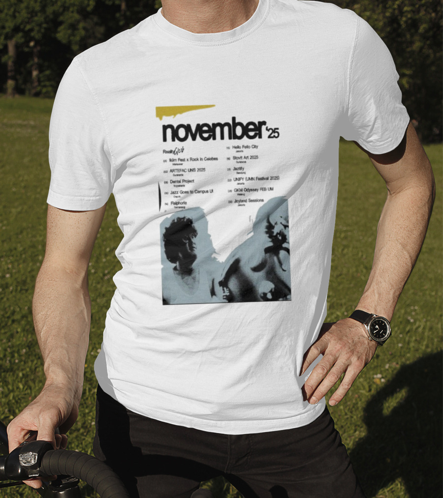 Reality Club November 2025 Jakarta Palace Bandung Surabaya Lampung Semarang Jogja Medan Makassar Padang T-Shirt