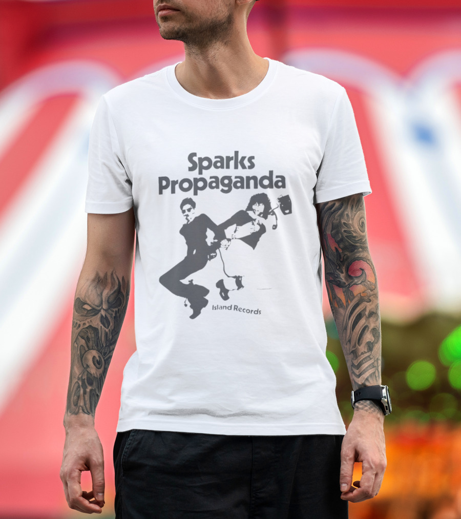Sparks Propaganda Island Records Winona Ryder T-Shirt