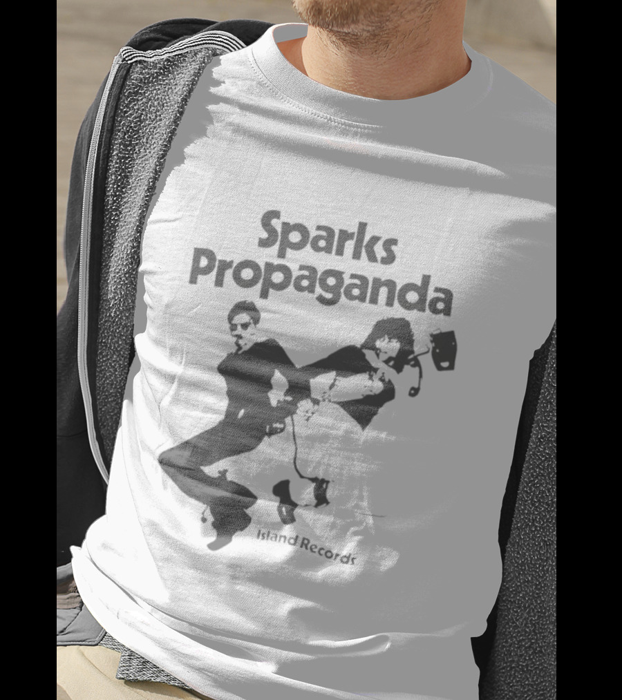 Sparks Propaganda Island Records Winona Ryder T-Shirt