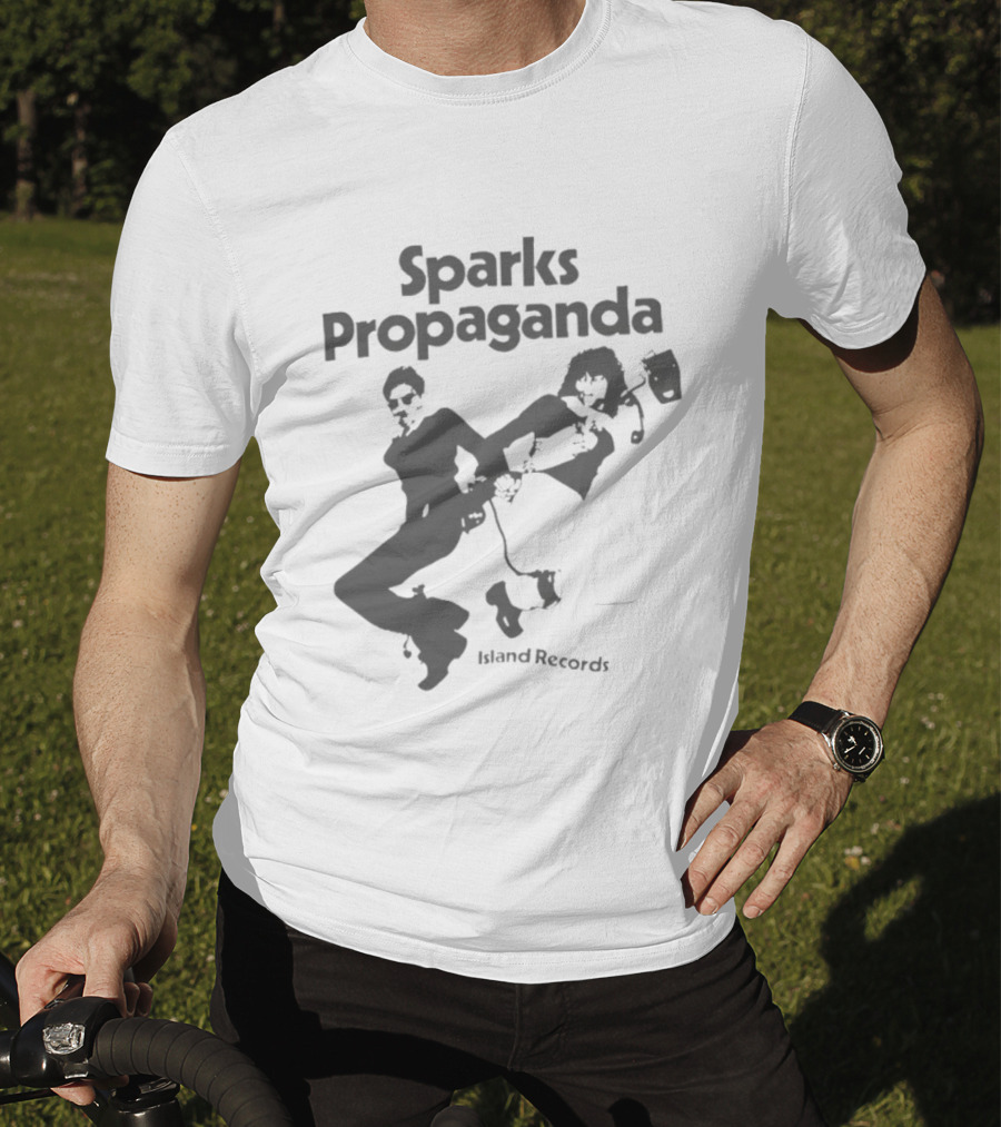 Sparks Propaganda Island Records Winona Ryder T-Shirt