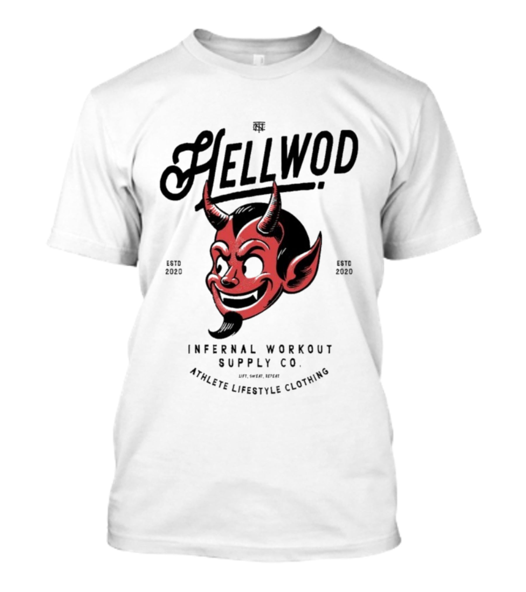 Hellwod Infernal Workout Supply Co Athleisure Lifestyle Culture Devil Est 2020 T-Shirt