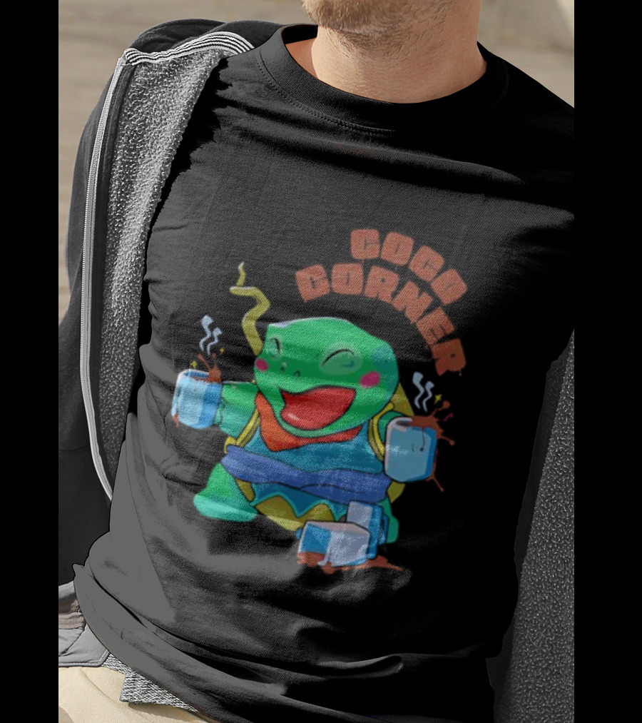 Coco Corner Pokémon Character Coffee Lovers Vibrant Design T-Shirt