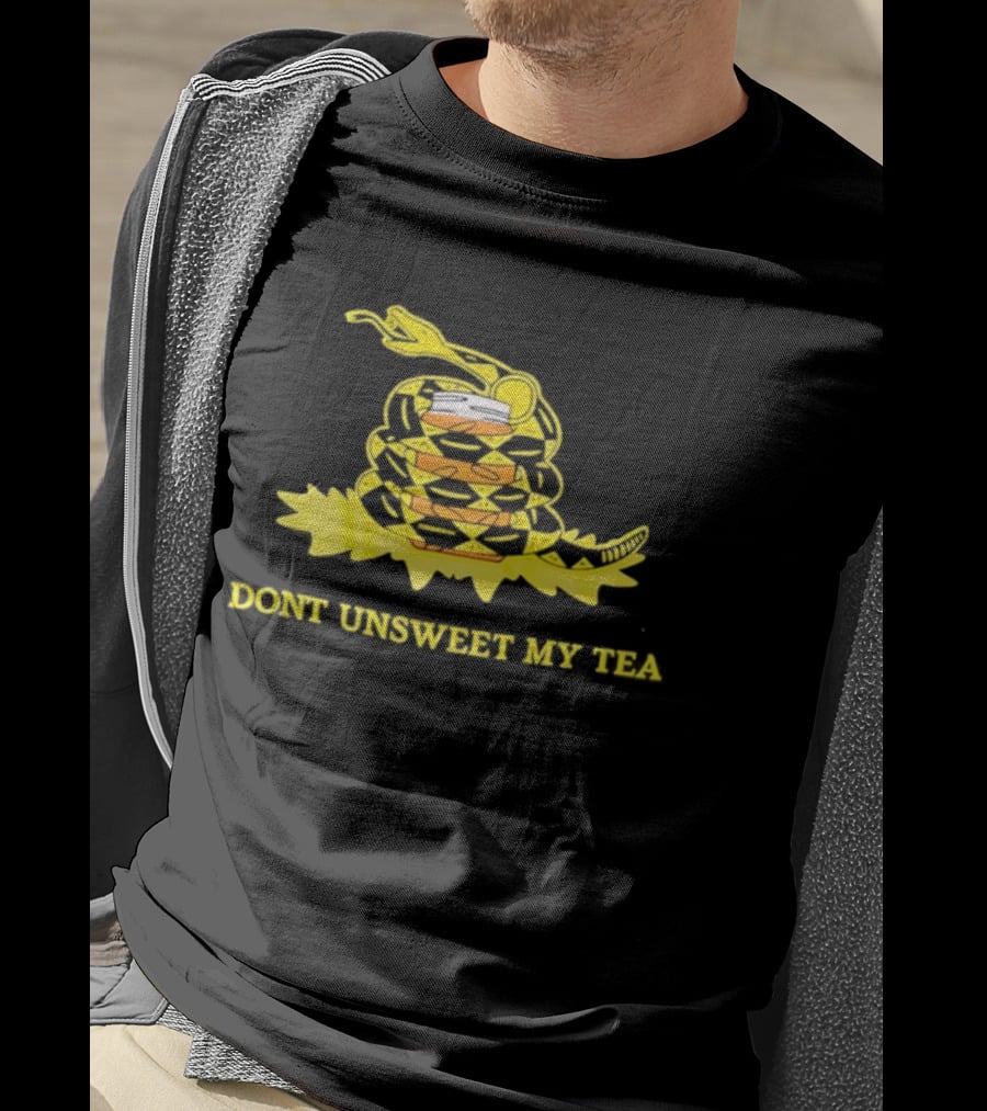 Don’t Unsweet My Tea Gadsden Flag Snake With Lemon And Orange Slices T-Shirt