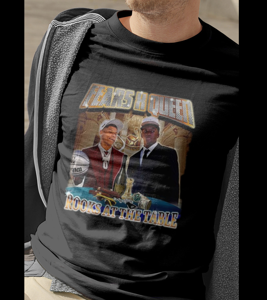 Fears X Queen Rooks At The Table Basketball And Luxury Elements T-Shirt