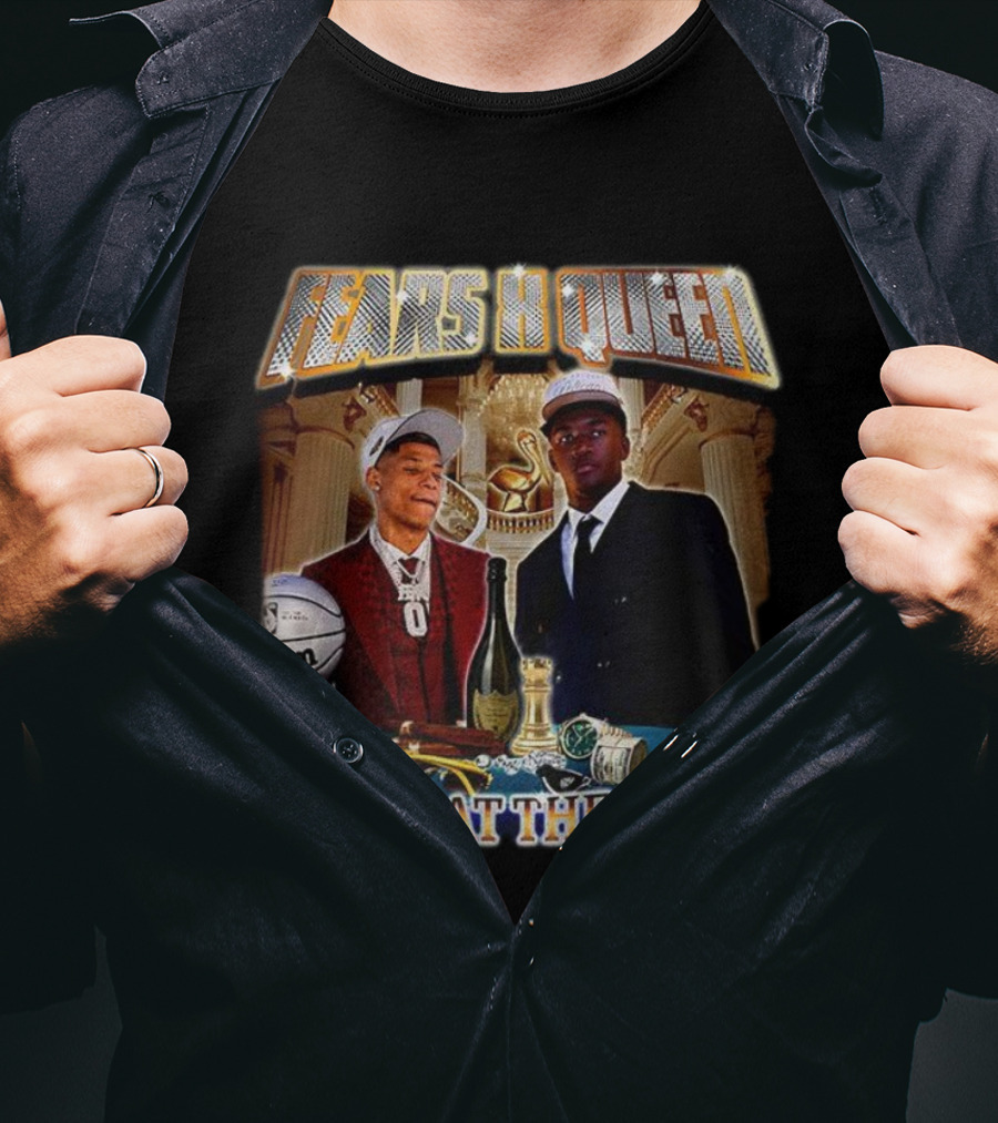 Fears X Queen Rooks At The Table Basketball And Luxury Elements T-Shirt
