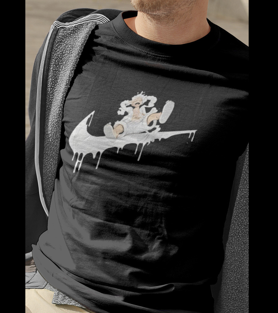 Monkey D. Luffy Gear Fifth One Piece Anime Nike Crossover T-Shirt