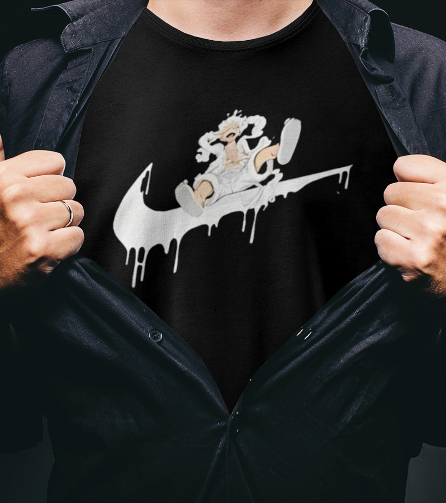 Monkey D. Luffy Gear Fifth One Piece Anime Nike Crossover T-Shirt