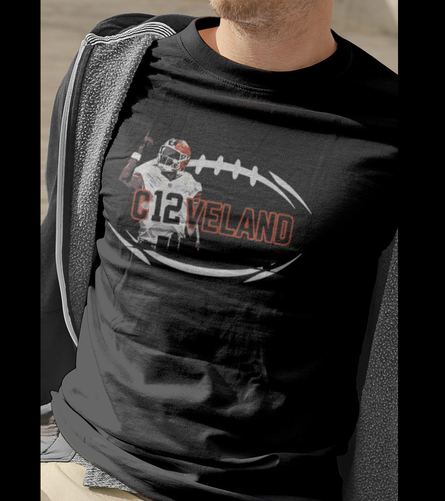 Shedeur Sanders Dawg Pound C12veland Football Icon Celebrating Cleveland Spirit T-Shirt
