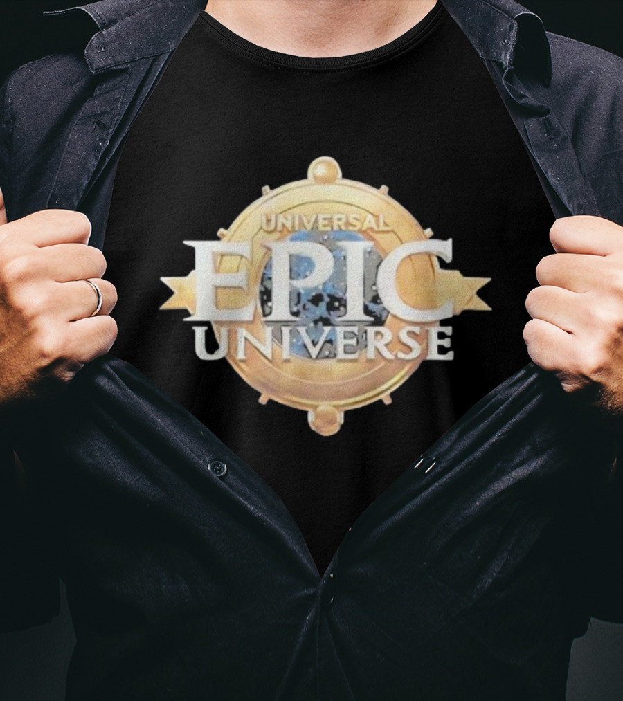 Universal Epic Universe Emblem Iconic Symbol T-Shirt