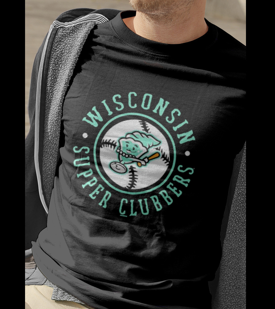 Wisconsin Supper Clubbers Baseball Ice Cream Bat Martini Pie T-Shirt