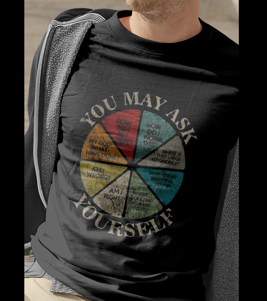You May Ask Yourself How Did I Get Here How Do I Work This Large Automobile T-Shirt