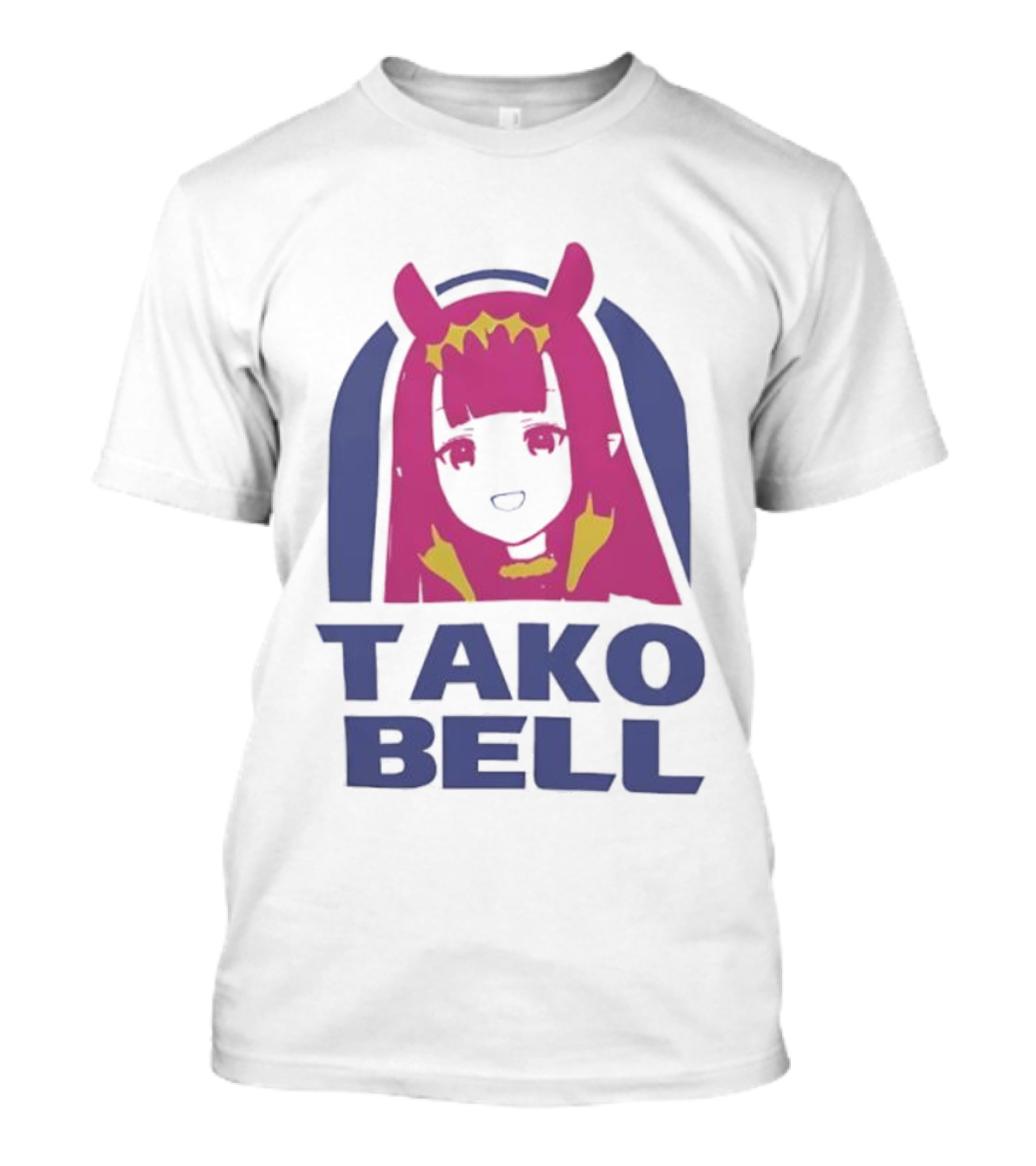 Hololive En Ina Tako Bell Logo Parody T-Shirt