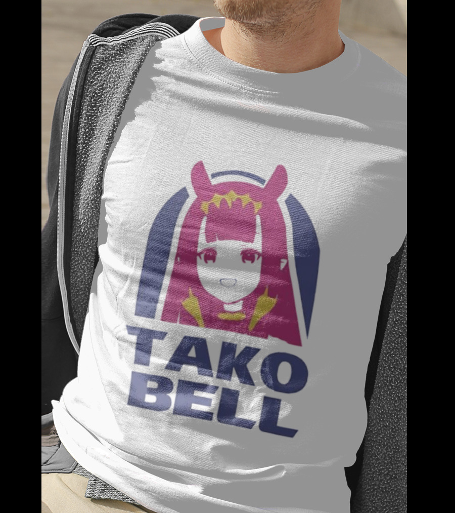 Hololive En Ina Tako Bell Logo Parody T-Shirt