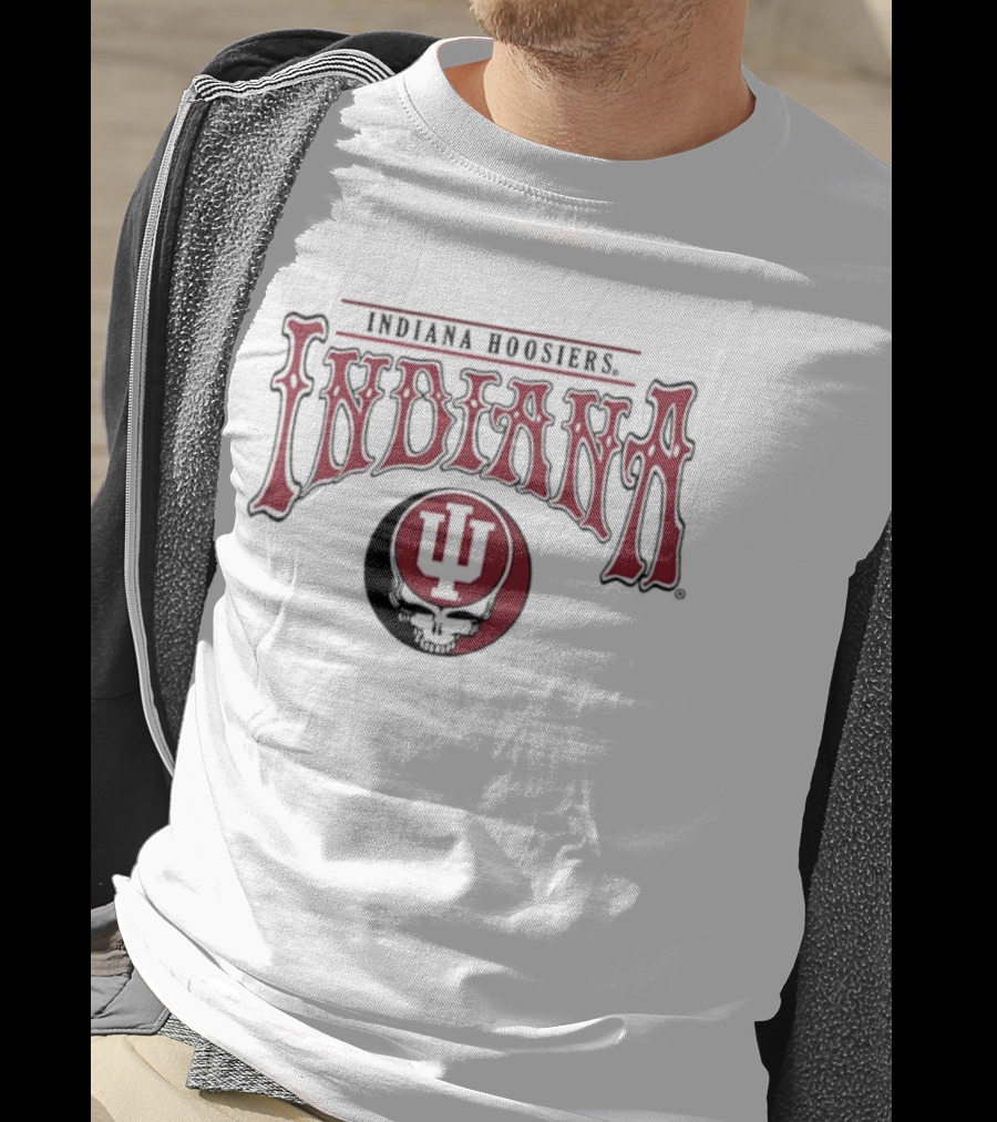 Indiana Hoosier Grateful Dead IU Collaboration T-Shirt