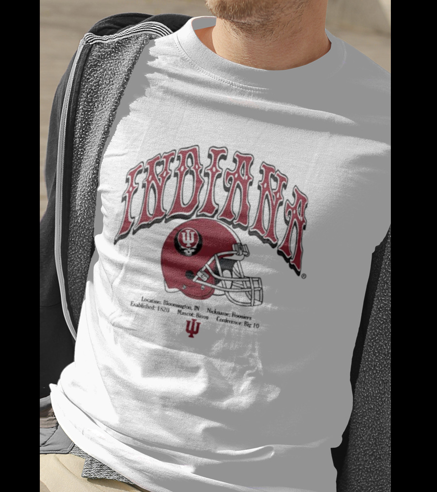 Indiana University Grateful Dead Helmet Established 1820 Bloomington Traditions Honoring IU T-Shirt