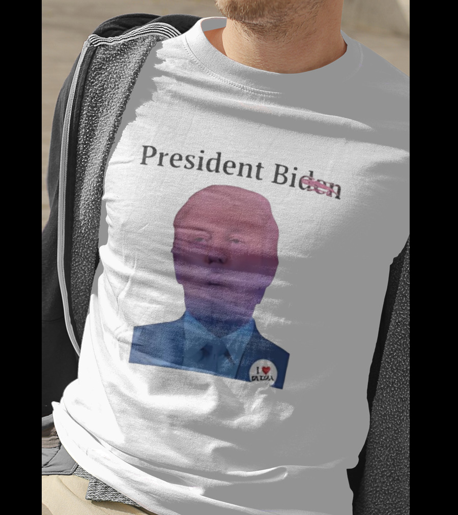 President Bi Den Trump I Love Leda T-Shirt
