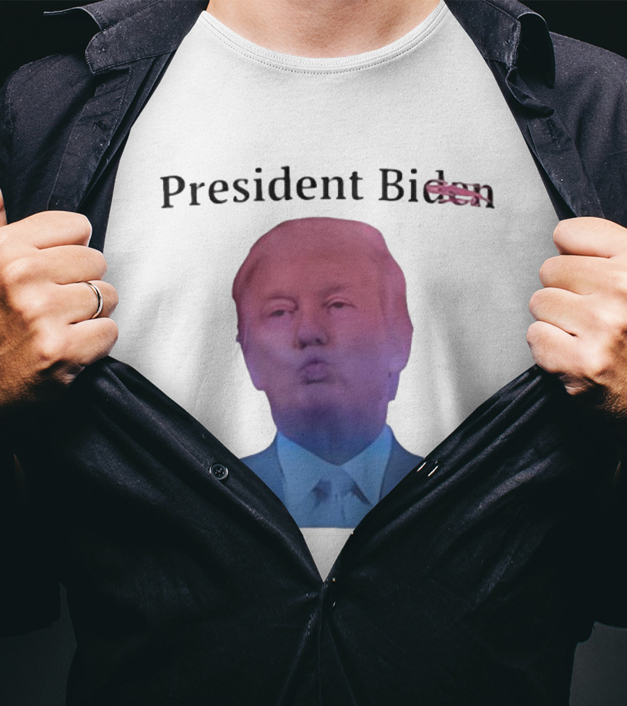 President Bi Den Trump I Love Leda T-Shirt