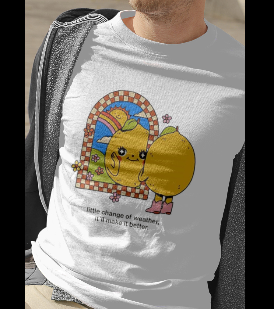 Maren Morris Lemon Little Change Of Weather Sunflower Mirror Boots T-Shirt