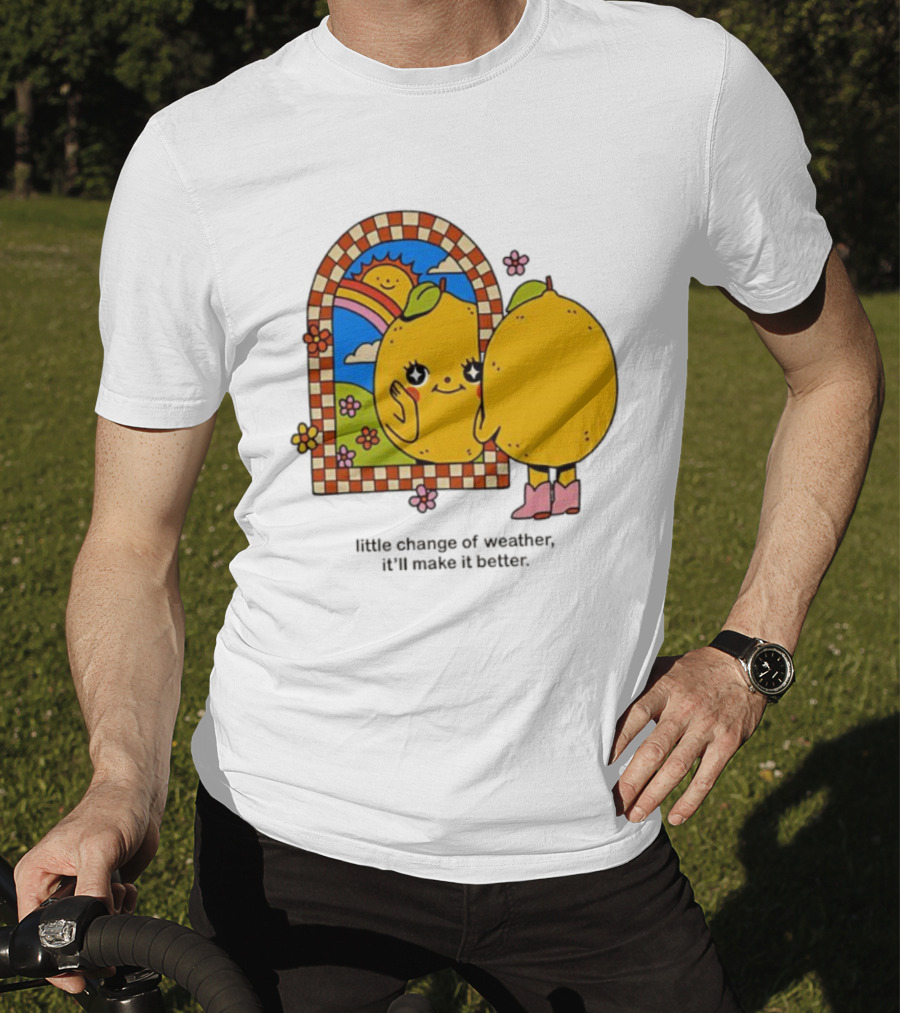 Maren Morris Lemon Little Change Of Weather Sunflower Mirror Boots T-Shirt