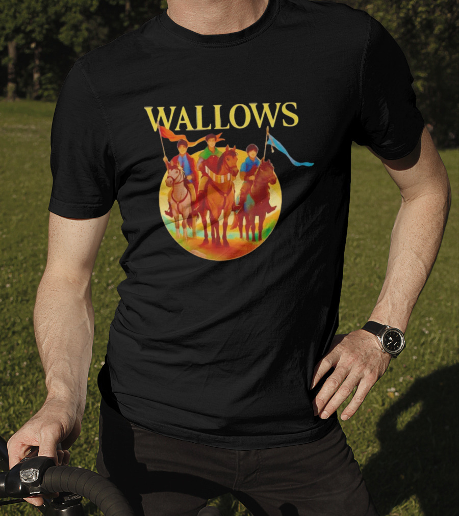 Wallows Band Medieval Horse Riding Scene T-Shirt