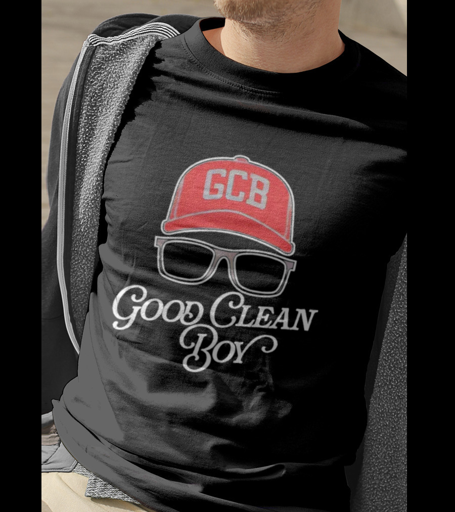 GCB Good Clean Boy Red Cap With Glasses T-Shirt