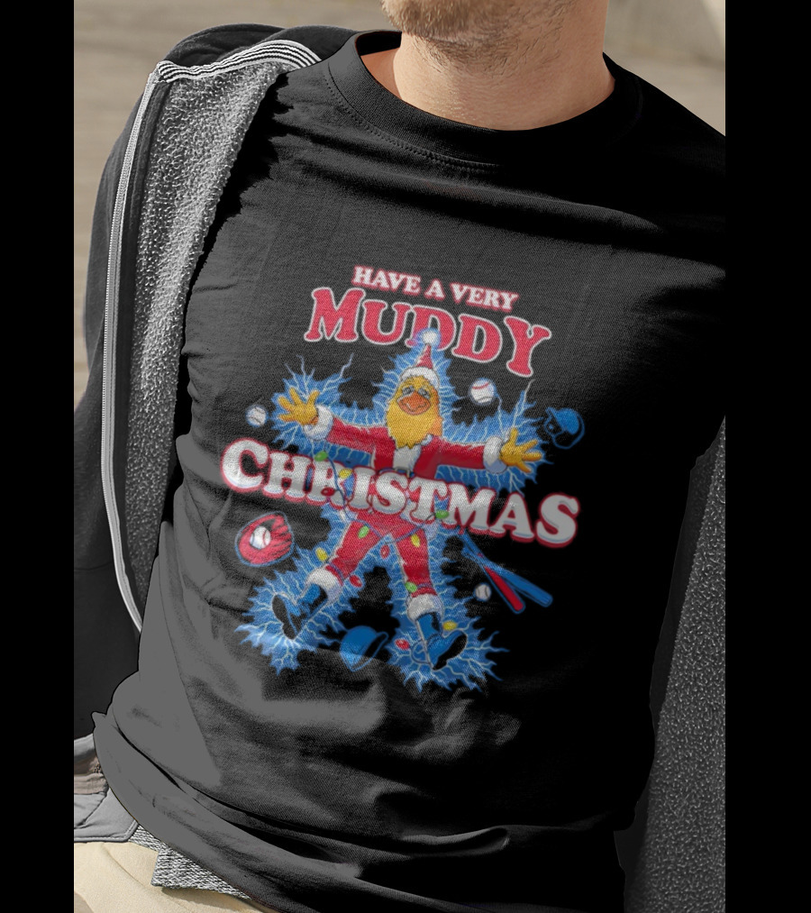 Have A Very Muddy Toledo Mud Hens Christmas T-Shirt